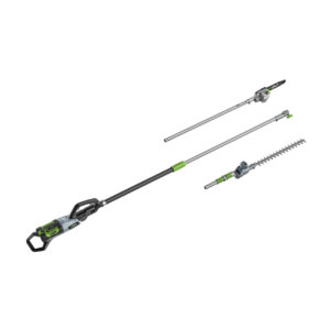 Ego PPCX1000 PPX1000 Telescopic Pole + PTX5100 Hedge Trimmer Attachment + PSX2500 Pole Saw Attachment