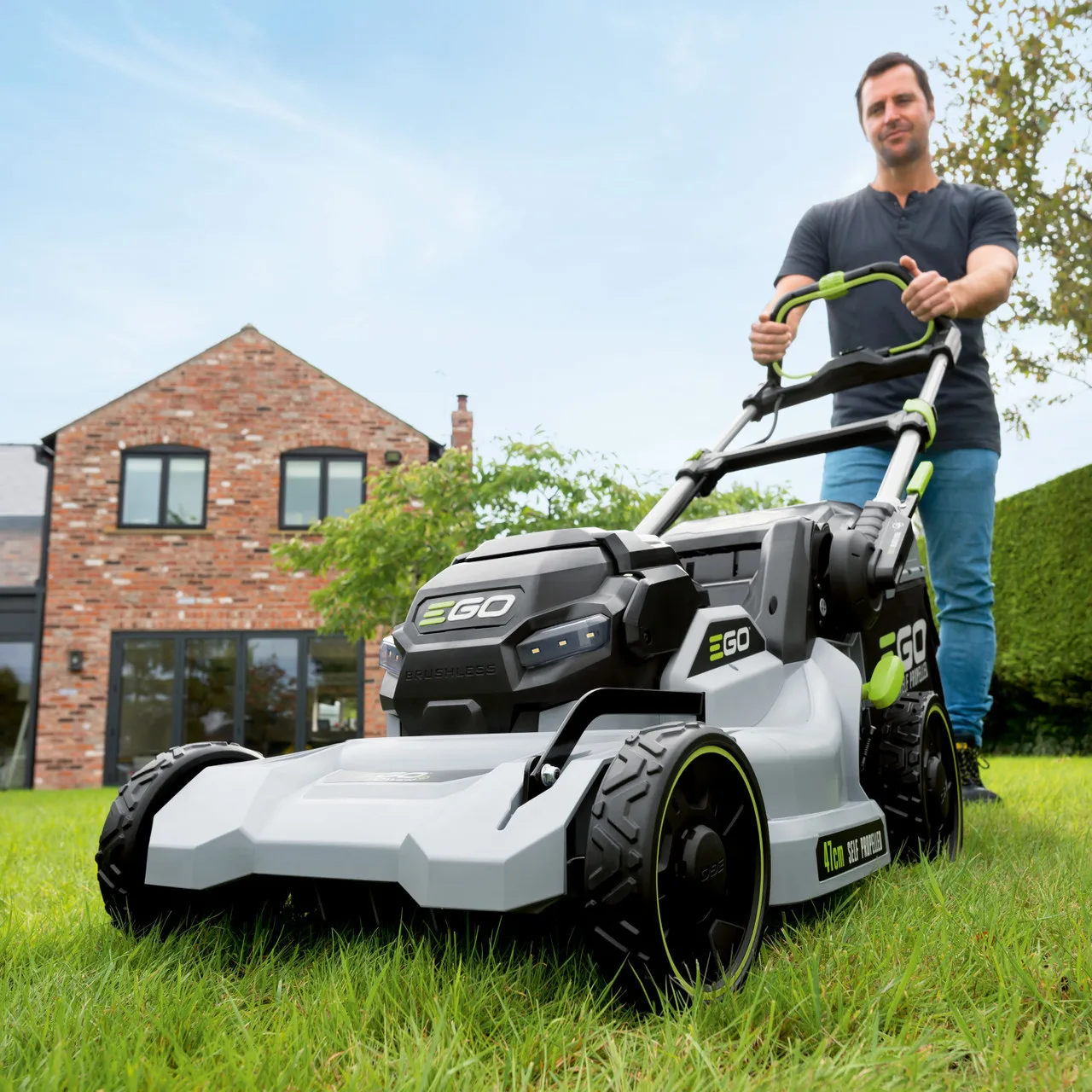 ego lm1903e sp 47cm self propelled mower