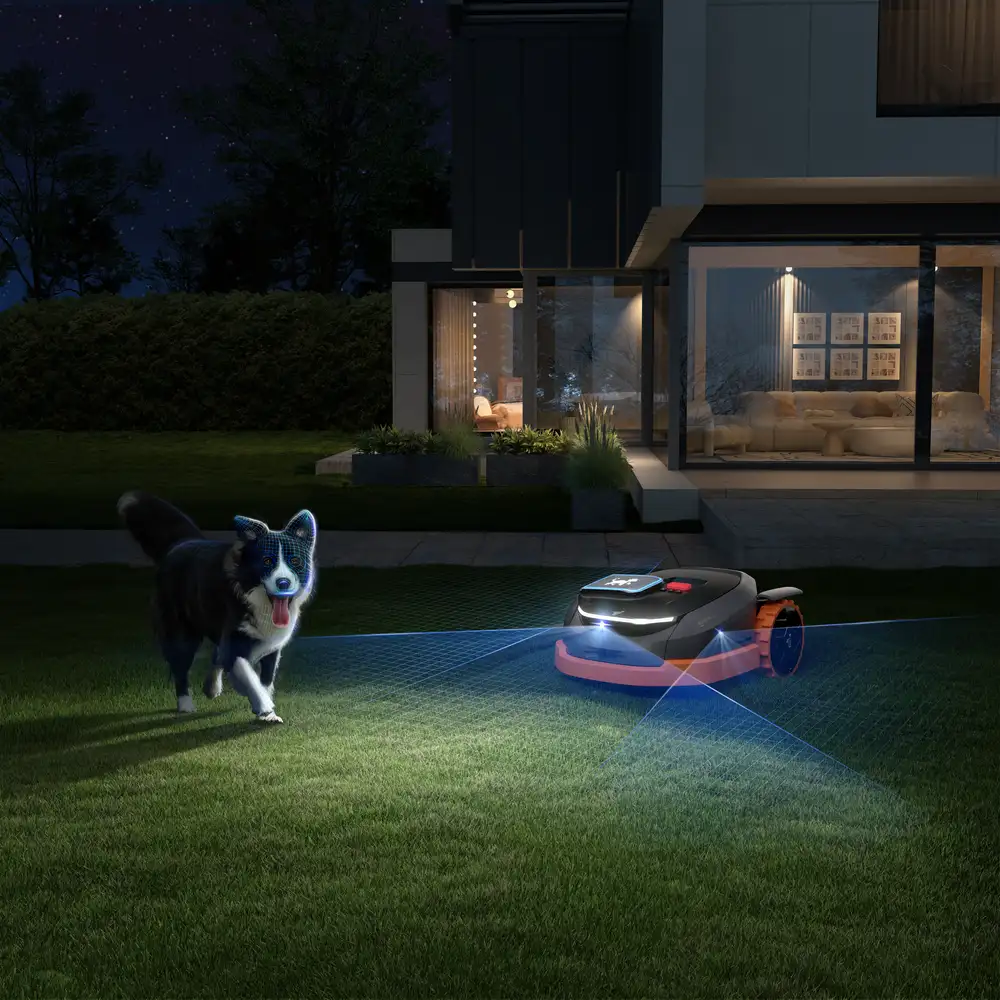 i105e wire free robotic lawnmower (up to 500m)²