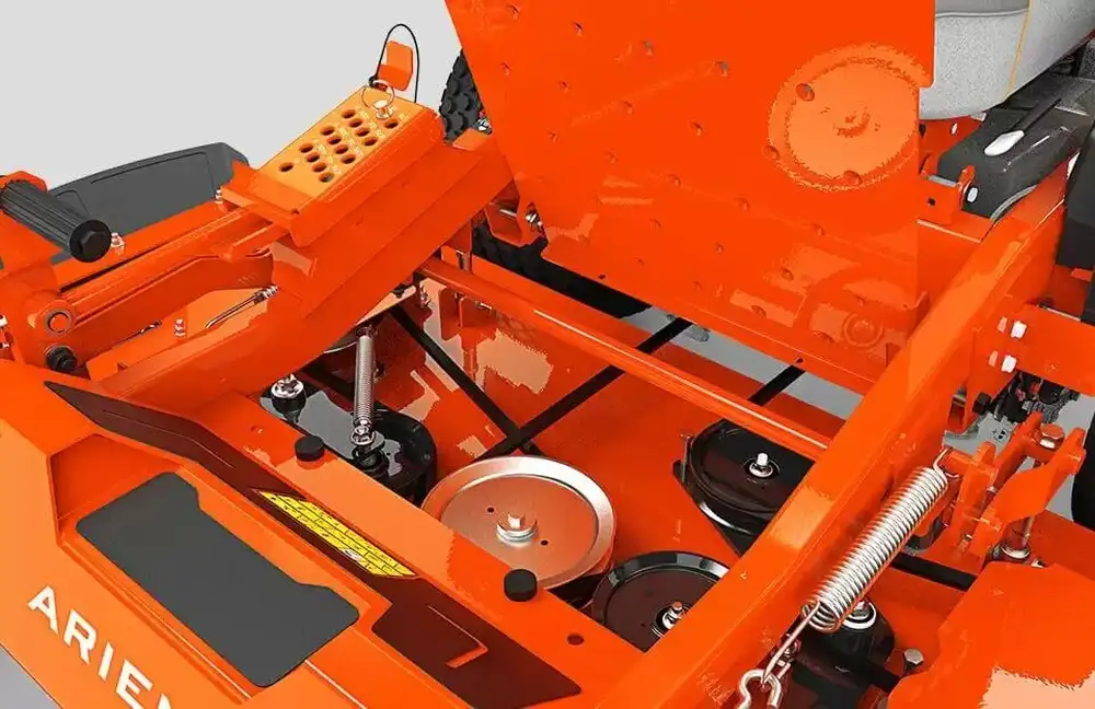 apex 48 122cm side discharge zero turn ride on lawnmower