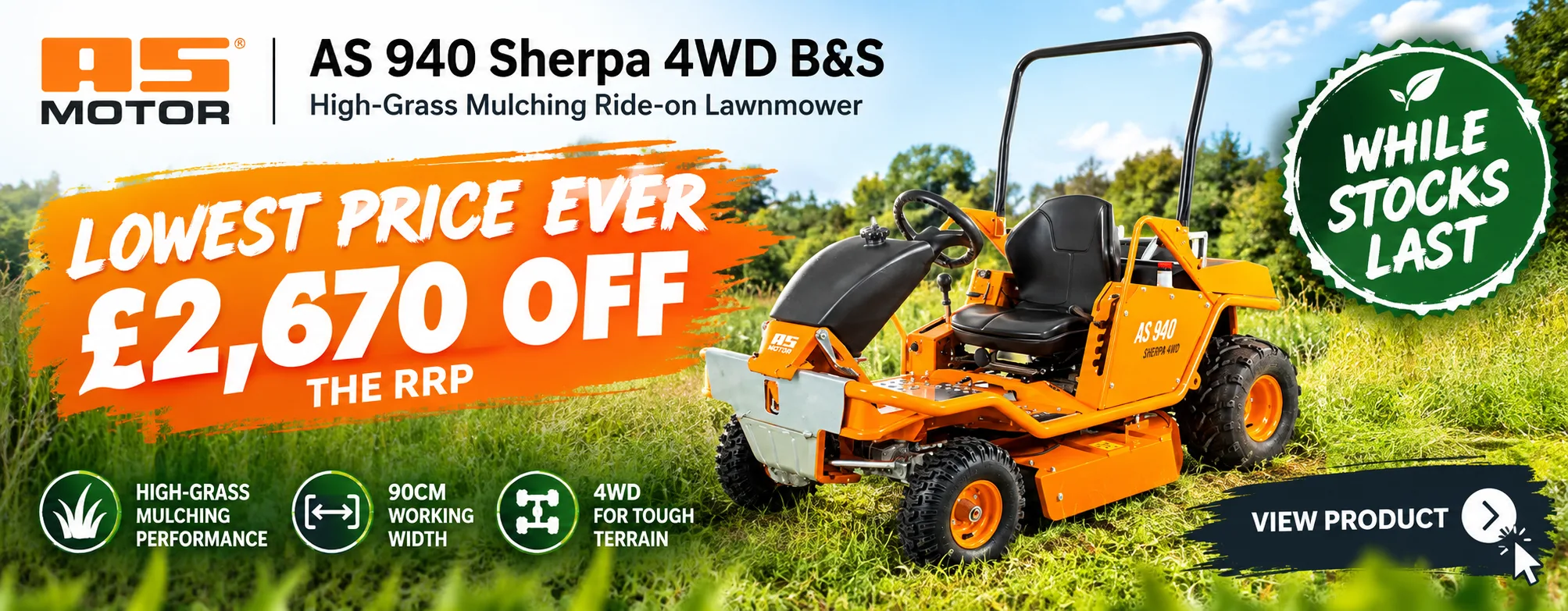 AS Motor Sherpa - £2,670 off RRP